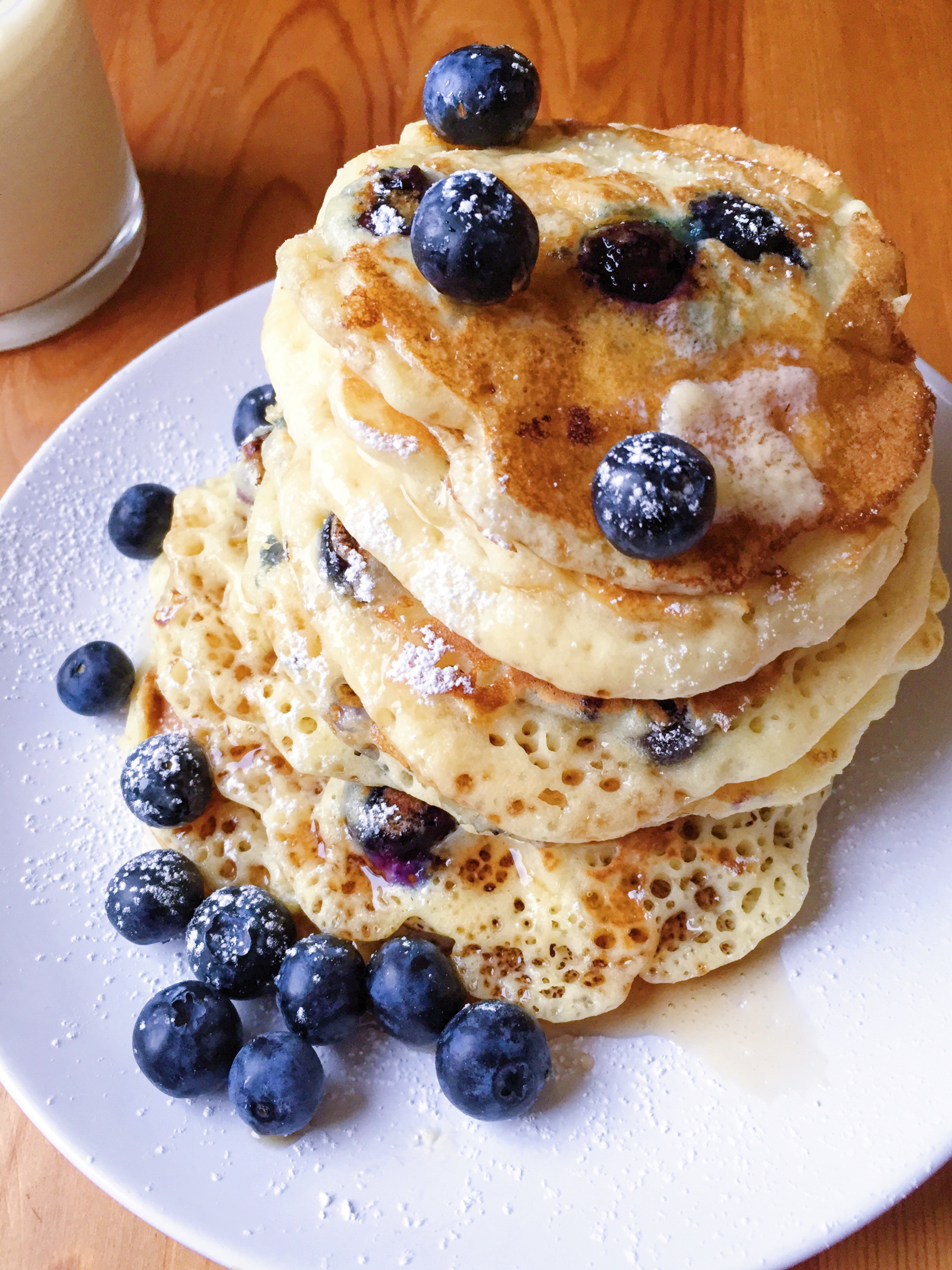 Gluten-Free Fluffy Blueberry Pancakes - The Dish On Healthy