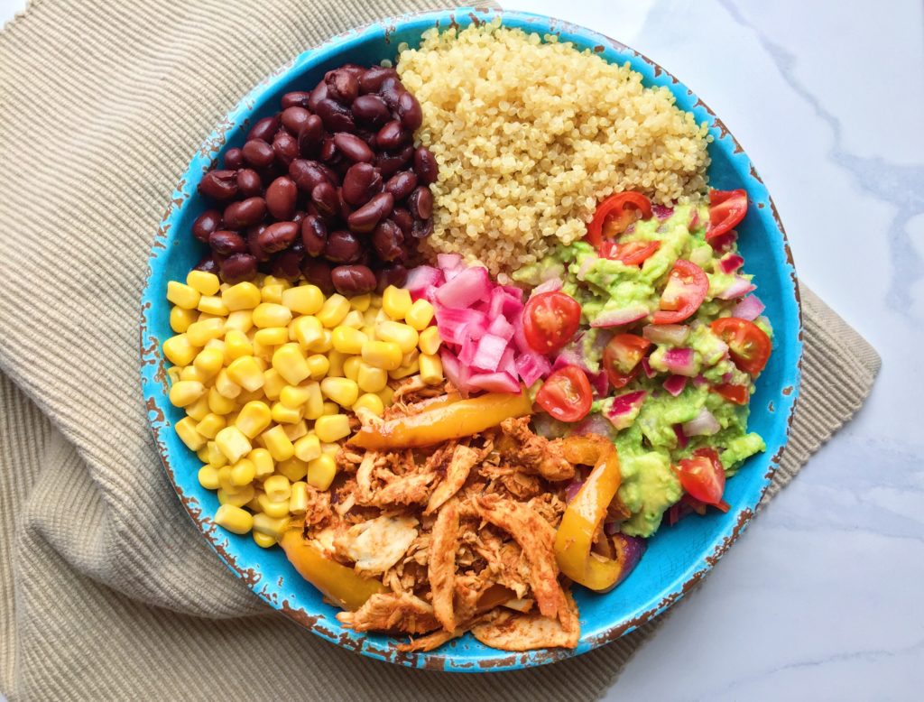 The Ultimate Chicken Fajita Bowl - The Dish On Healthy