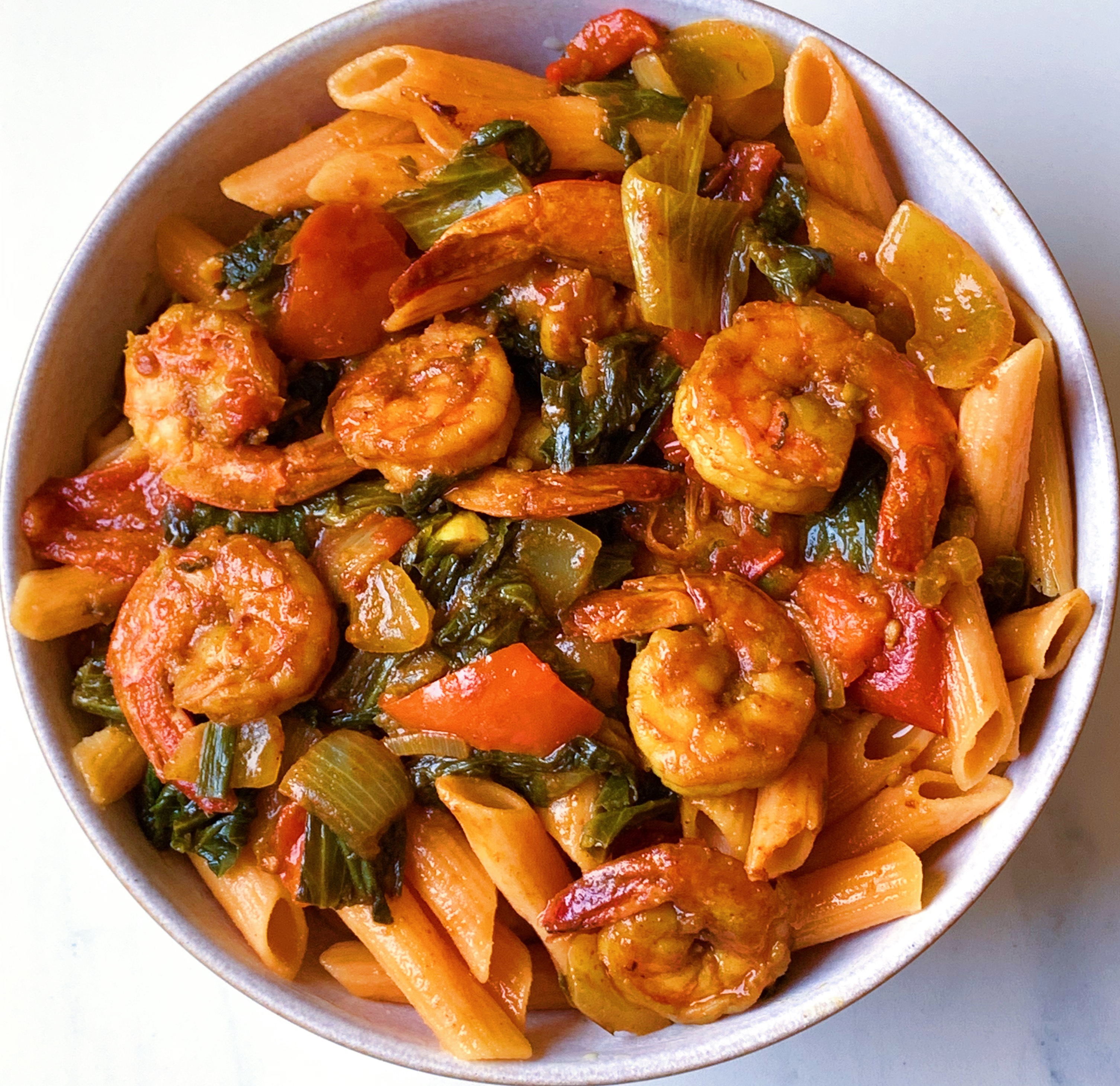 Easy Cajun Shrimp Pasta - The Dish On Healthy