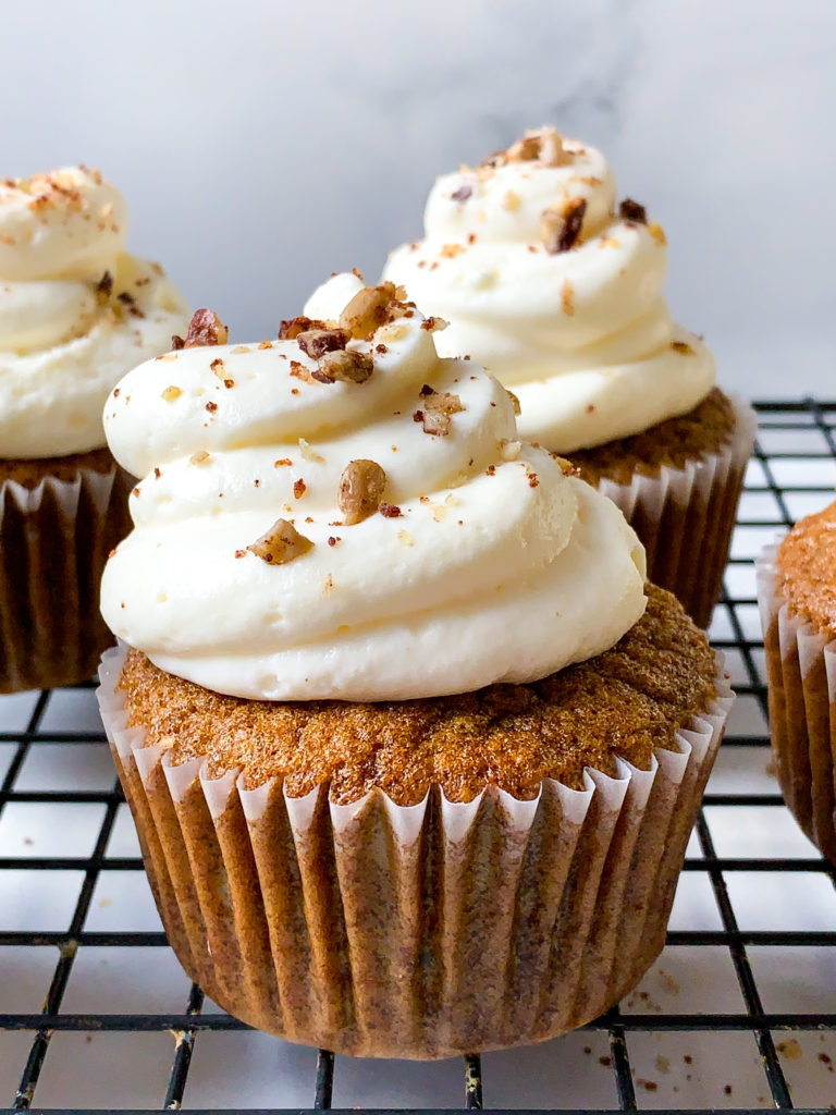 Flourless Carrot Cake Cupcakes! - The Dish On Healthy